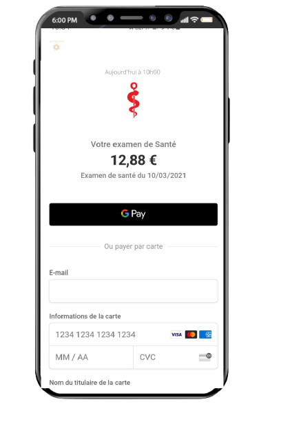SMS Impayé exemple paiement