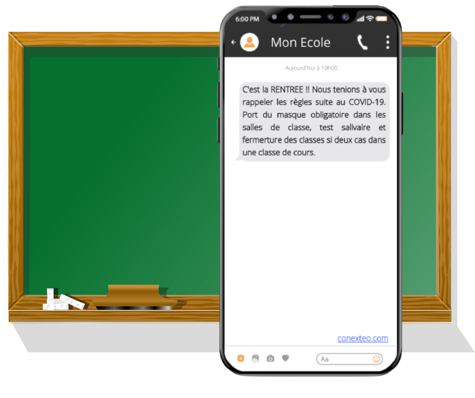 sms pour les écoles