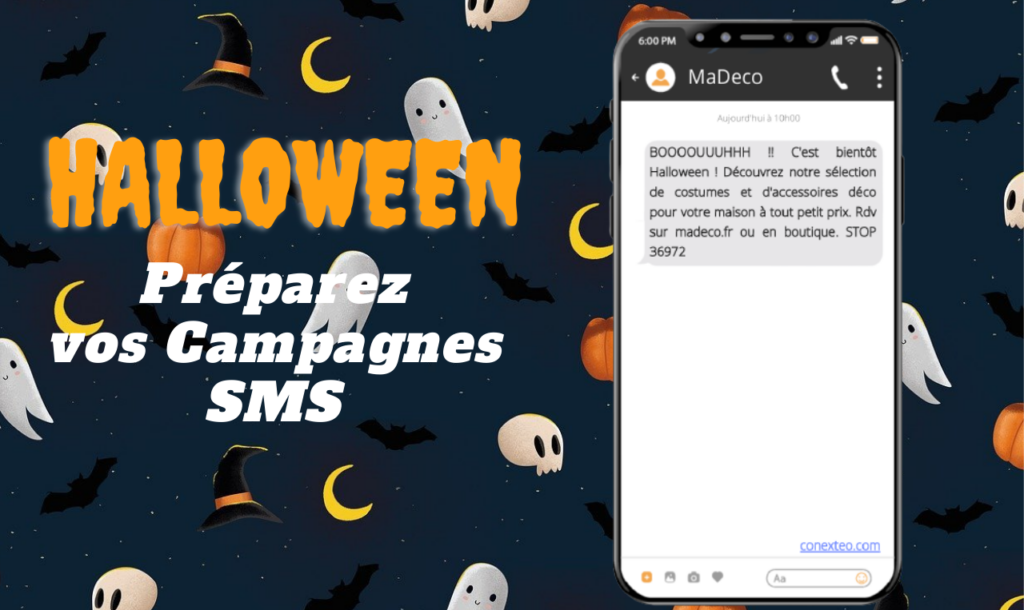 Envoyez vos campagnes SMS publicitaire pour Halloween