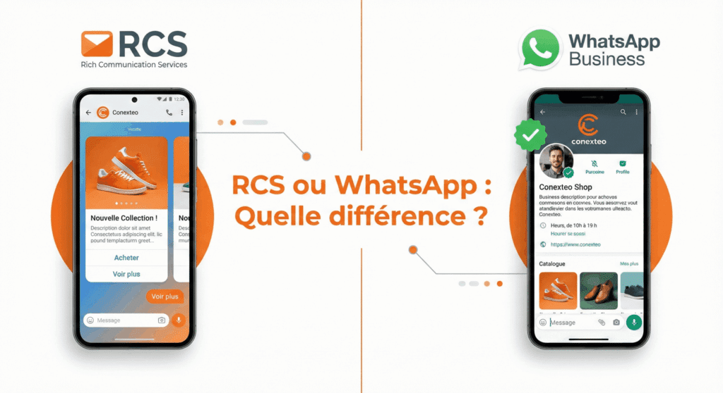 Différence rcs whatsapp
